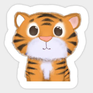 Cute Tiger Sticker